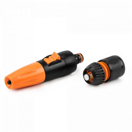 Комплект для поливу з 2 елементів на шланг 1/2", BLACK LINE, ECO-PWB5502-12/2