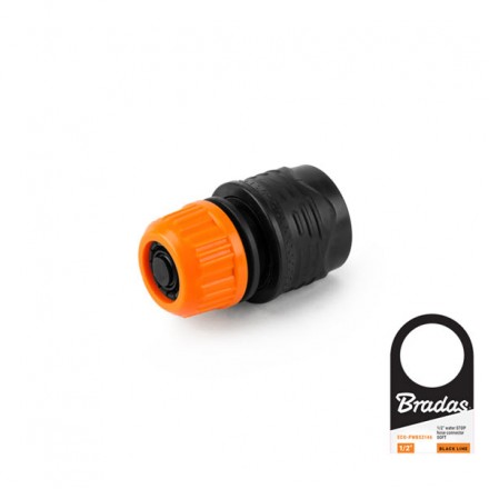Конектор 1/2" - STOP, BLACK LINE SOFT FULL, ECO-PWBS2146