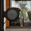Автоматична котушка BLACK LINE зі шлангом 1/2" - 20м та аксесуари, ECO-W1B20