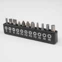 Викрутки хрестоподібні/пласкі/біти, 60 мм, НАБІР, HOME & GARAGE, DIY-BIT10SET1