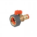 Адаптер із внутрішньою різьбою 3/4" з запірним краном BRASS SOFT, BR-S2230