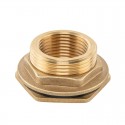 Втулка для бака РВ 1" - РЗ 1 1/4" з гайкою та прокладкою 1 1/4", BRASS, BR-P100114