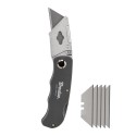 Універсальний складаний металевий ніж , лезо 19мм, DIY-KN190201/B