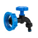Набір IBC РВ S60x6, кран, нейлон РЗ 1/2" на шланг 5/8", 1/2" + ніпель, IBCS60-WL-K112