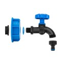 Набір IBC РВ S60x6, кран, нейлон РЗ 1/2" на шланг 5/8", 1/2" + ніпель, IBCS60-WL-K112
