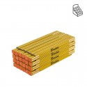 Лінійка розкладна, дерево, 1м, пружина, жовтий, DIY-MFW11YL/24BOX