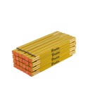 Лінійка розкладна, дерево, 1м, пружина, жовтий, DIY-MFW11YL/24BOX