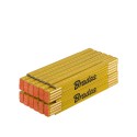 Лінійка розкладна, дерево, 2м, пружина, жовтий, DIY-MFW21YL/12BOX