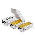 Лінійка розкладна, дерево, 2м, пружина, жовтий, DIY-MFW21YL/12BOX