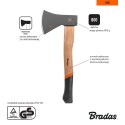 Сокира універсальна WOOD, 800 г, дерев'яний держак, KT-SW1080