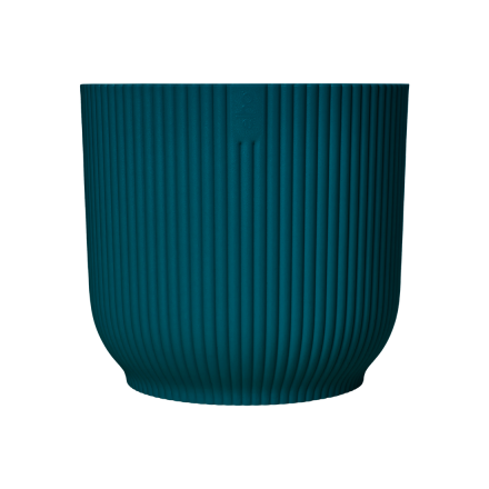Вазон Elho vibes fold round 22*20 см, синій