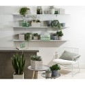 Кашпо Latina Concrete 28x14x14 см, світло сірий