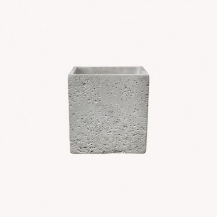 Кашпо Latina Concrete 28x14x14 см, світло сірий