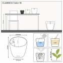 Розумний горщик Lechuza CLASSICO Color 60, білий
