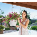 Розумний горщик Lechuza Cottage NIDO 27, білий
