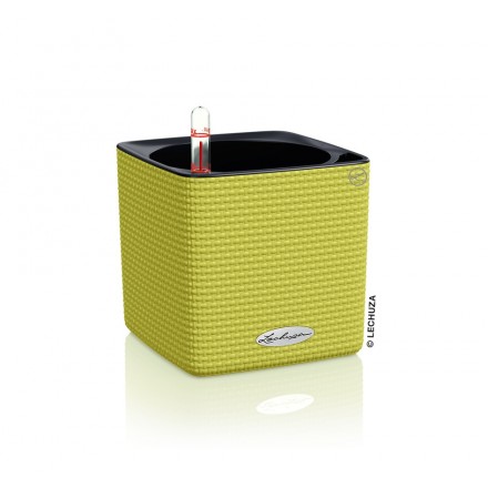Розумний горщик Lechuza CUBE Color 14, зелений
