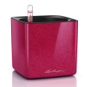 Розумний горщик Lechuza CUBE Glossy Kiss 14, вишневий блискучий