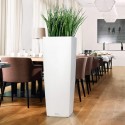 Розумний горщик Lechuza CUBICO Alto Premium 40, антрацитовий металік