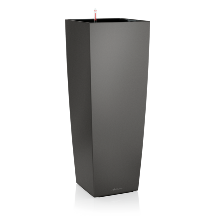 Розумний горщик Lechuza CUBICO Alto Premium 40, антрацитовий металік