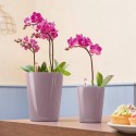 Розумний горщик Lechuza MINI-DELTINI, білий блискучий
