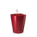 Розумний горщик Lechuza MINI-DELTINI, яскраво-червоний блискучий