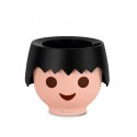 Розумний горщик Lechuza дитячий кашпо OJO raven black