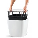 Розумний горщик Lechuza QUADRO Premium LS 35, білий блискучий
