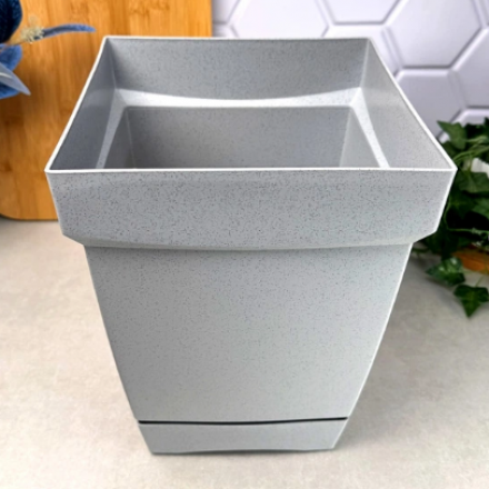 Горщик для квітів Modern KRS-258, 8,7 л, сірий