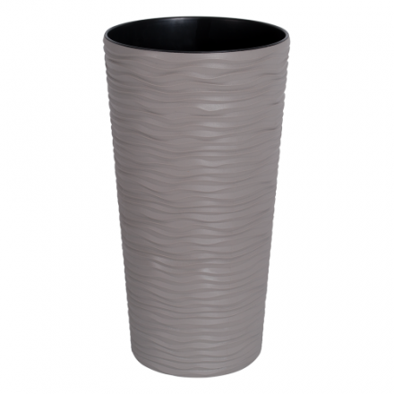 Вазон "Ф'южн" високий d16*30 см (какао)
