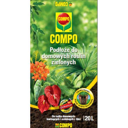 Торфосуміш для зелених рослин та пальм, 20 л, Compo