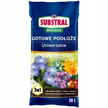 Торфосуміш універсальна, 20 л, Substral Osmocote