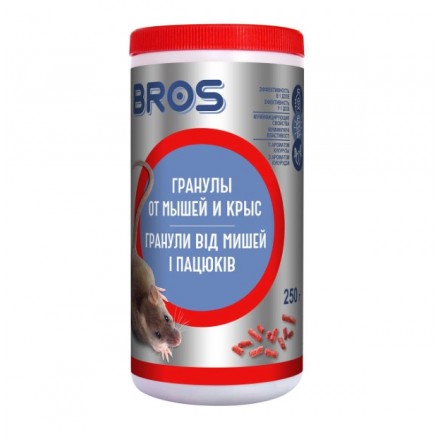 Гранули від мишей і пацюків Bros, 250 г