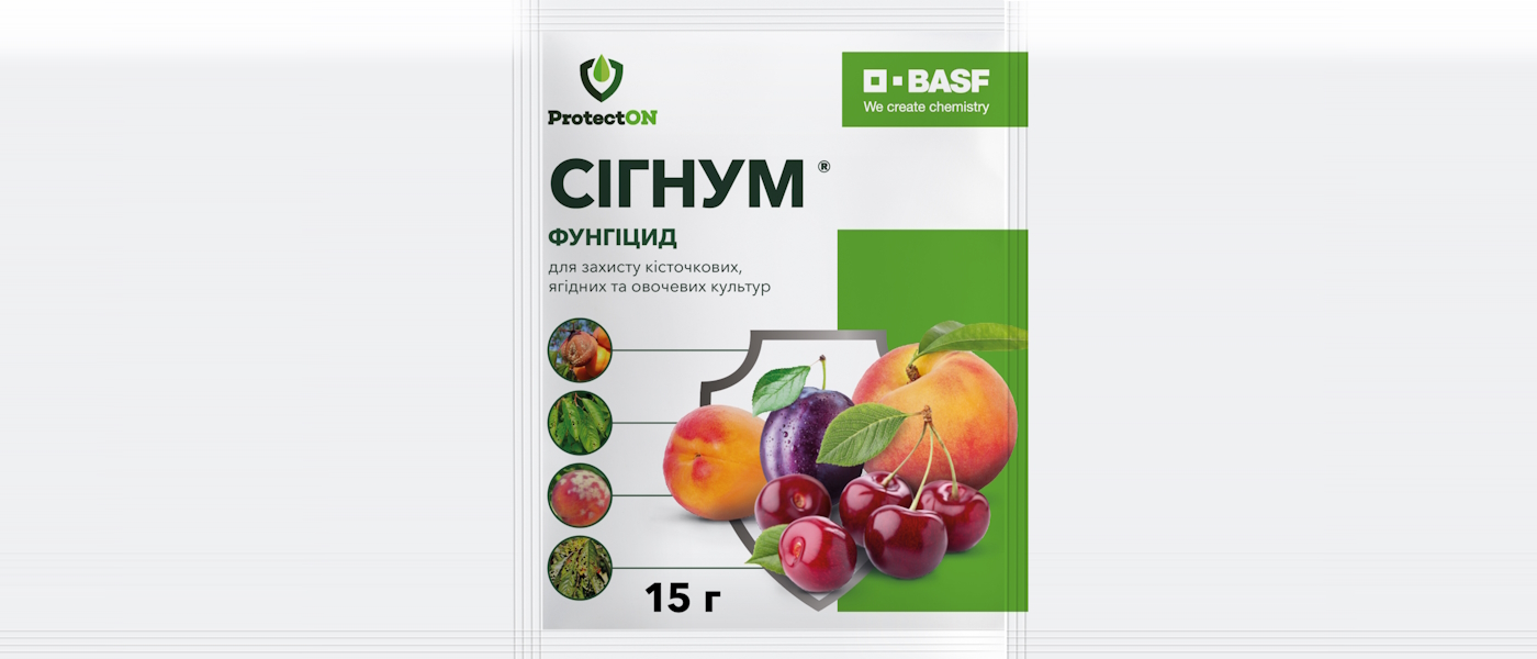 Професійний захист BASF тепер у кожного садівника та городника: Сігнум у офіційному дрібному фасуванні від ProtectON — вже у нас! Професійний захист BASF тепер у кожного садівника та городника: Сігнум у офіційному дрібному фасуванні від ProtectON — вже у нас!